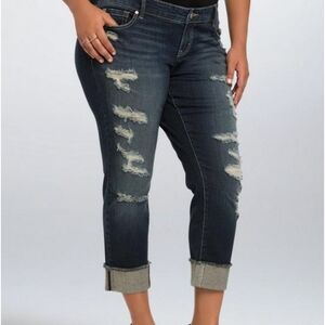 Torrid crop jeans